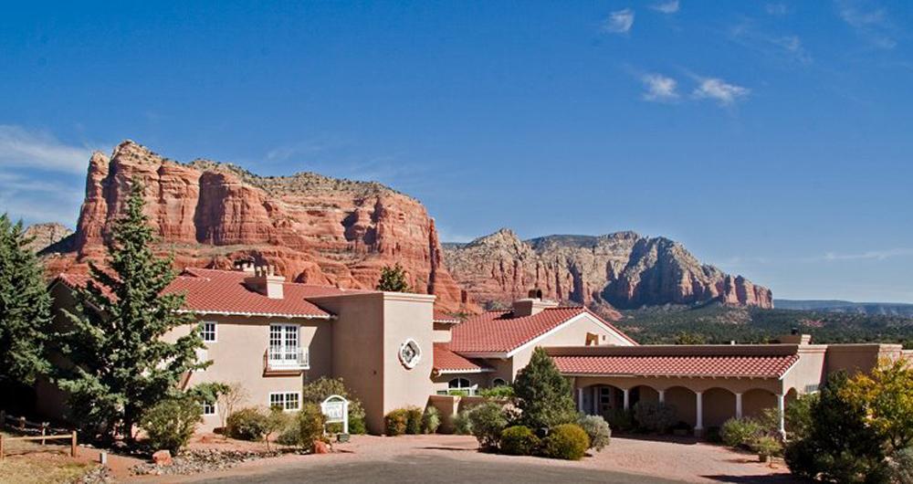 Visit for stunning red rock views, gourmet breakfasts, and a peaceful retreat.