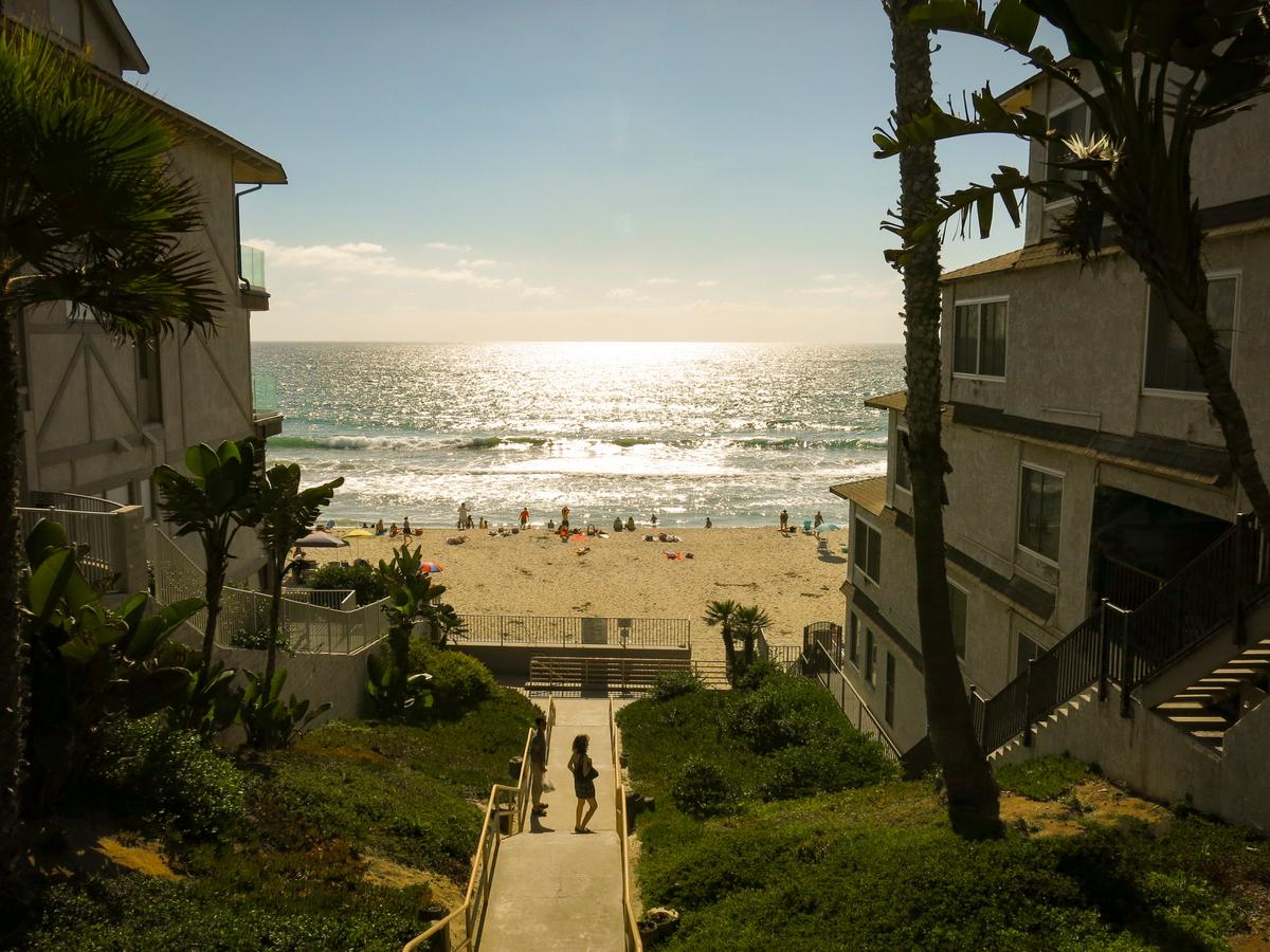 A view of La Jolla beach