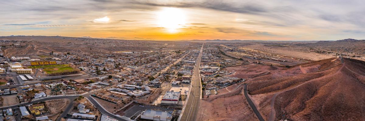 Open desert around Barstow