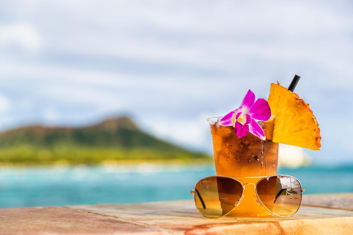 Afterwards I had a Mai Tai  on Waikiki Beach