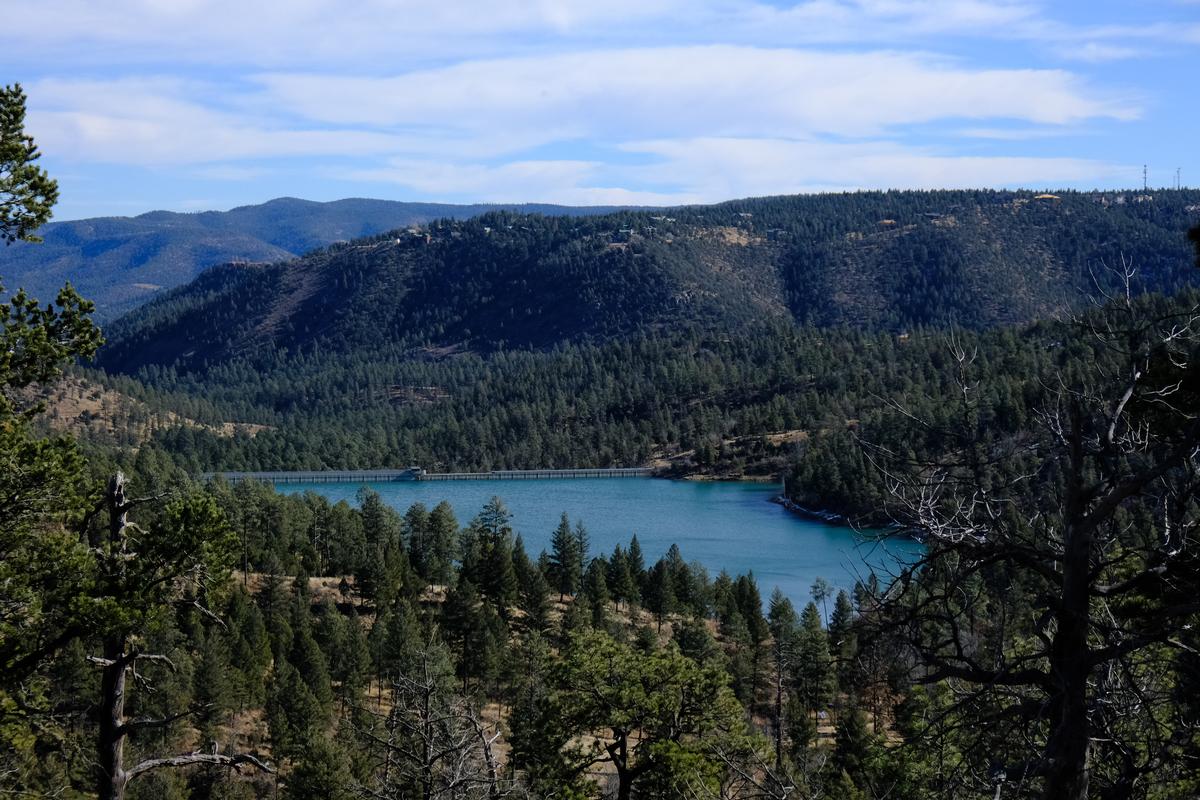 Grindstone Lake Dam in Ruidoso