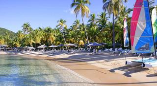Bright Caribbean Colors and Calm Ocean