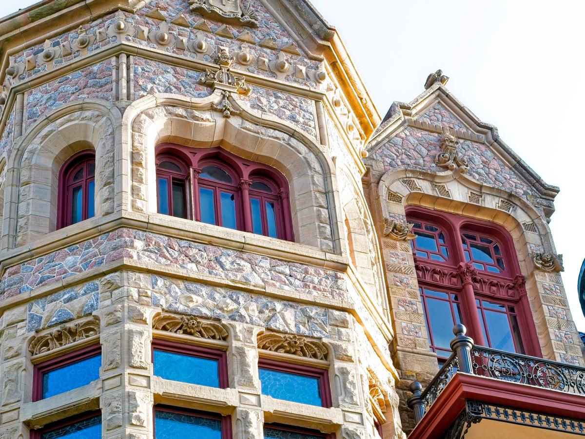 Detail of The Bishop's Palace, Galveston Island, Texas