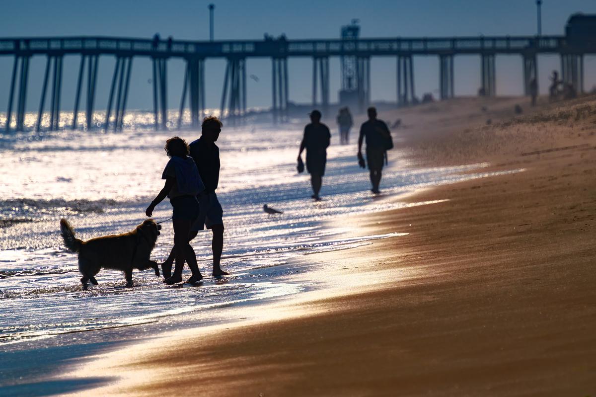 Ocean City MD on a warm October Day