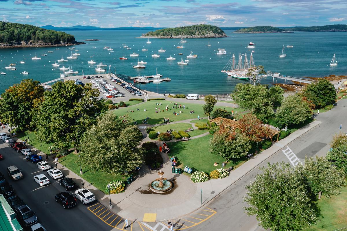 Agamont Park in Bar Harbor