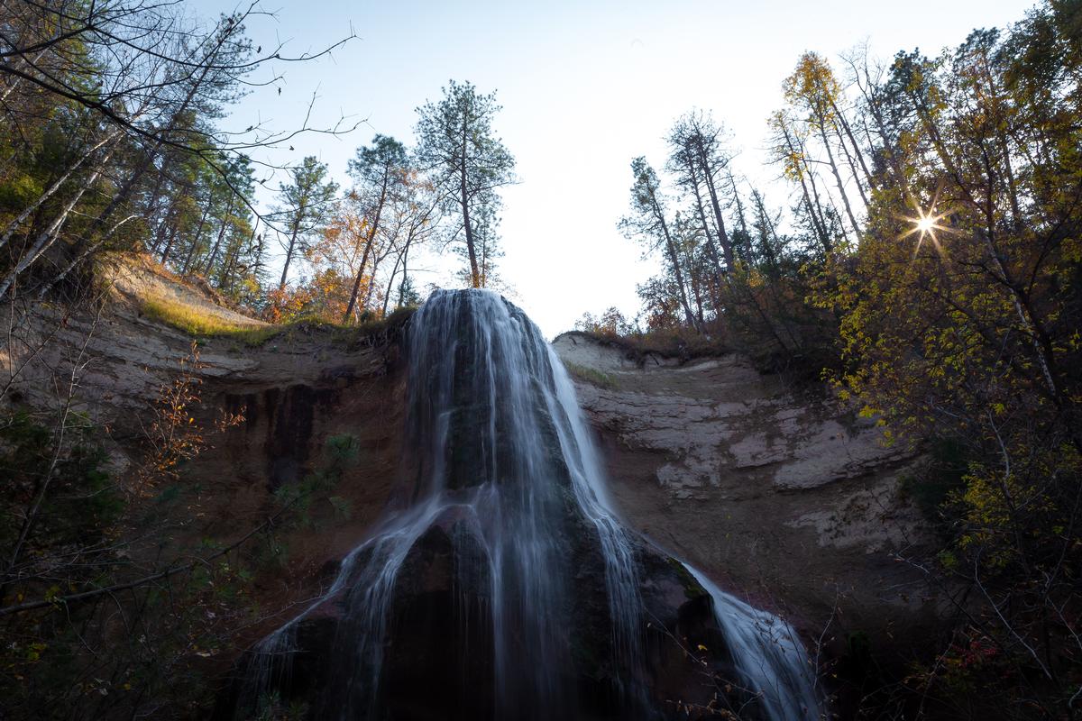Smith Falls at sunset