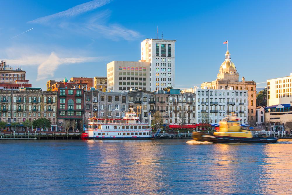 Admire historic homes in Savannah