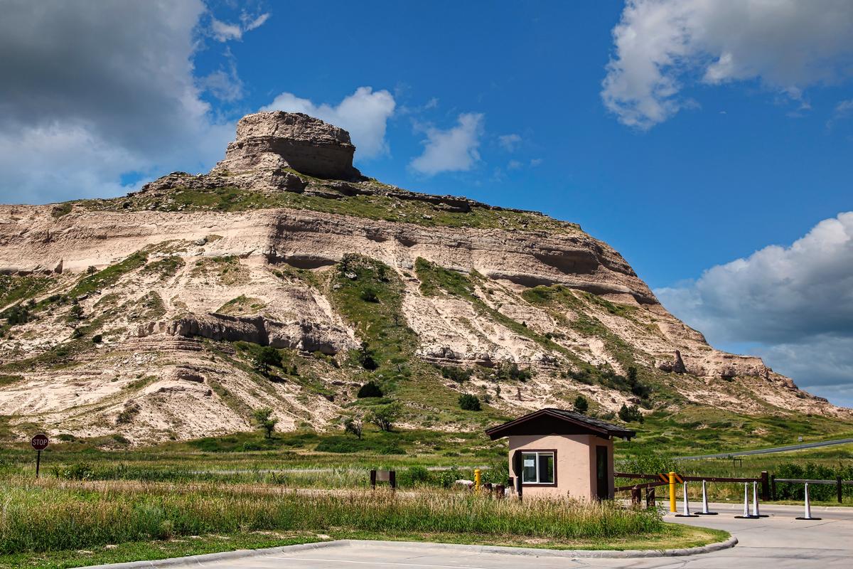 Sentinel Rock, Scotts Bluff National Monument in Nebraska