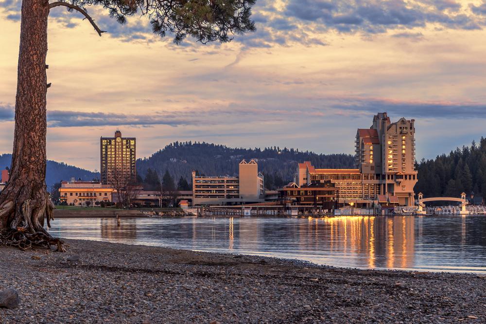 Go boating and relax by the lake on a romantic summer getaway.