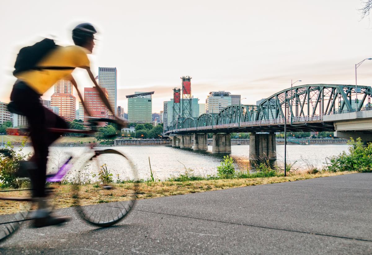 Portland OR by bike