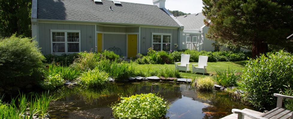 Soak in mineral baths and stroll garden paths on a serene couples visit.