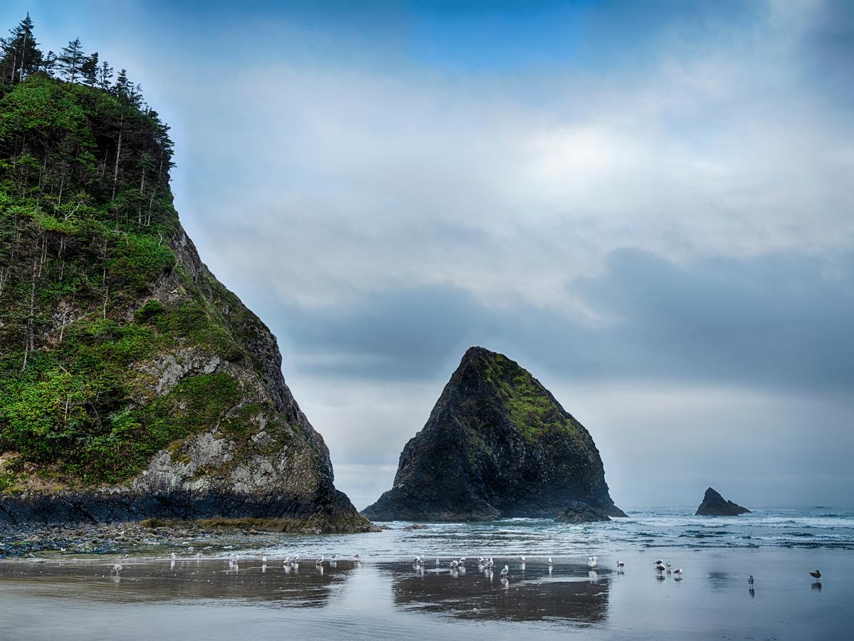 Admire dramatic coastline and unwind in elegance during a peaceful summer getaway.