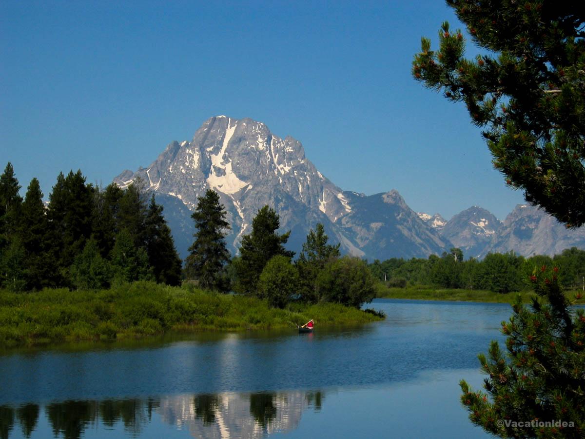 I took this photo when we decided to spend more time on Jenny Lake. I even jumped in for a swim!
