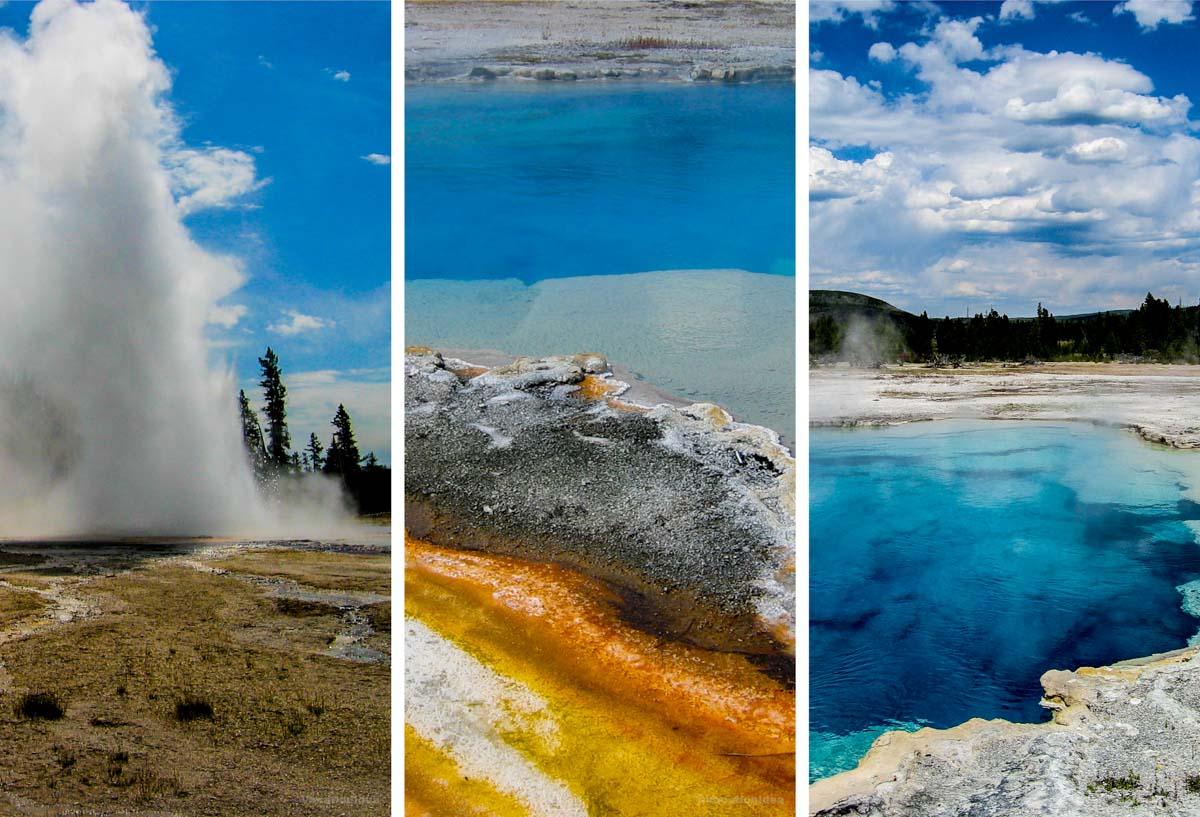 My husband took these photos while we walked around Yellowstone