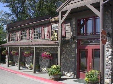 Enjoy a romantic retreat and admire peaceful creekside scenery.
