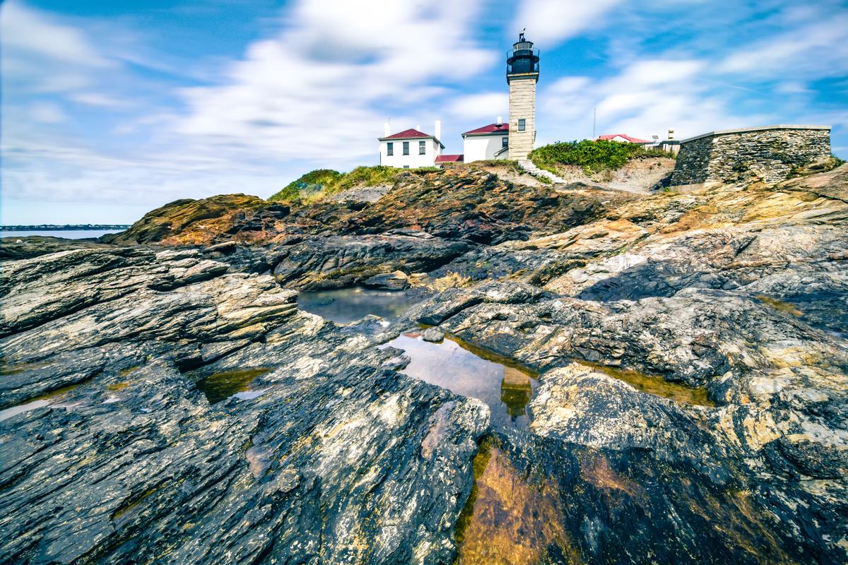 Beavertail Lighthouse in Jamestown