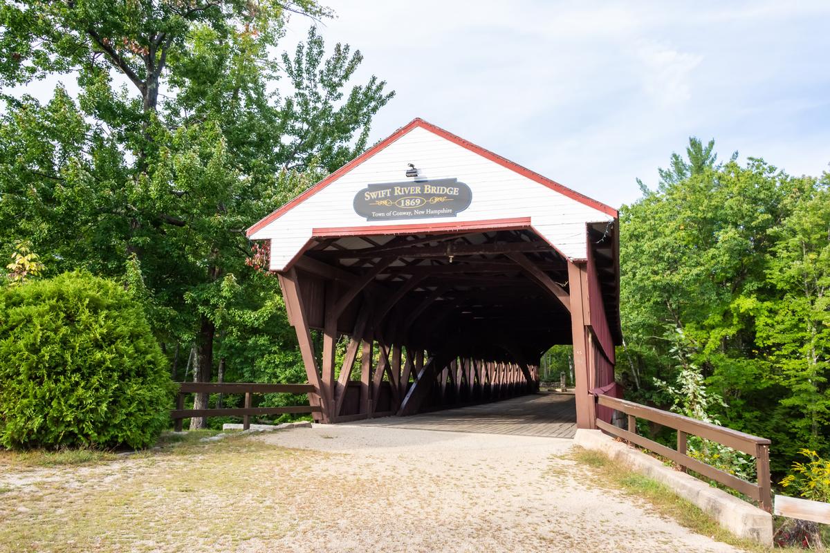 Swift River Bridge crossing the Swift River near Conway, New Hampshire