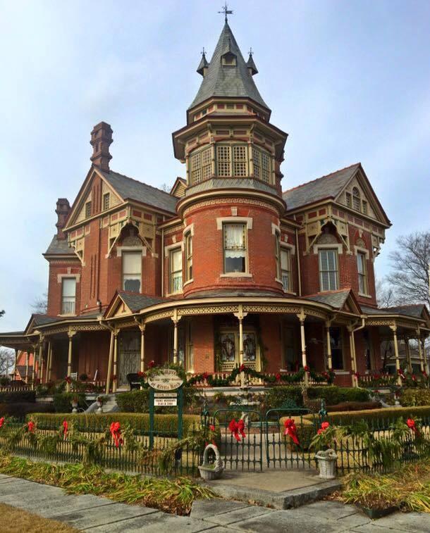 Tour elegant rooms or savor romantic touches in this grand, castle-like retreat.