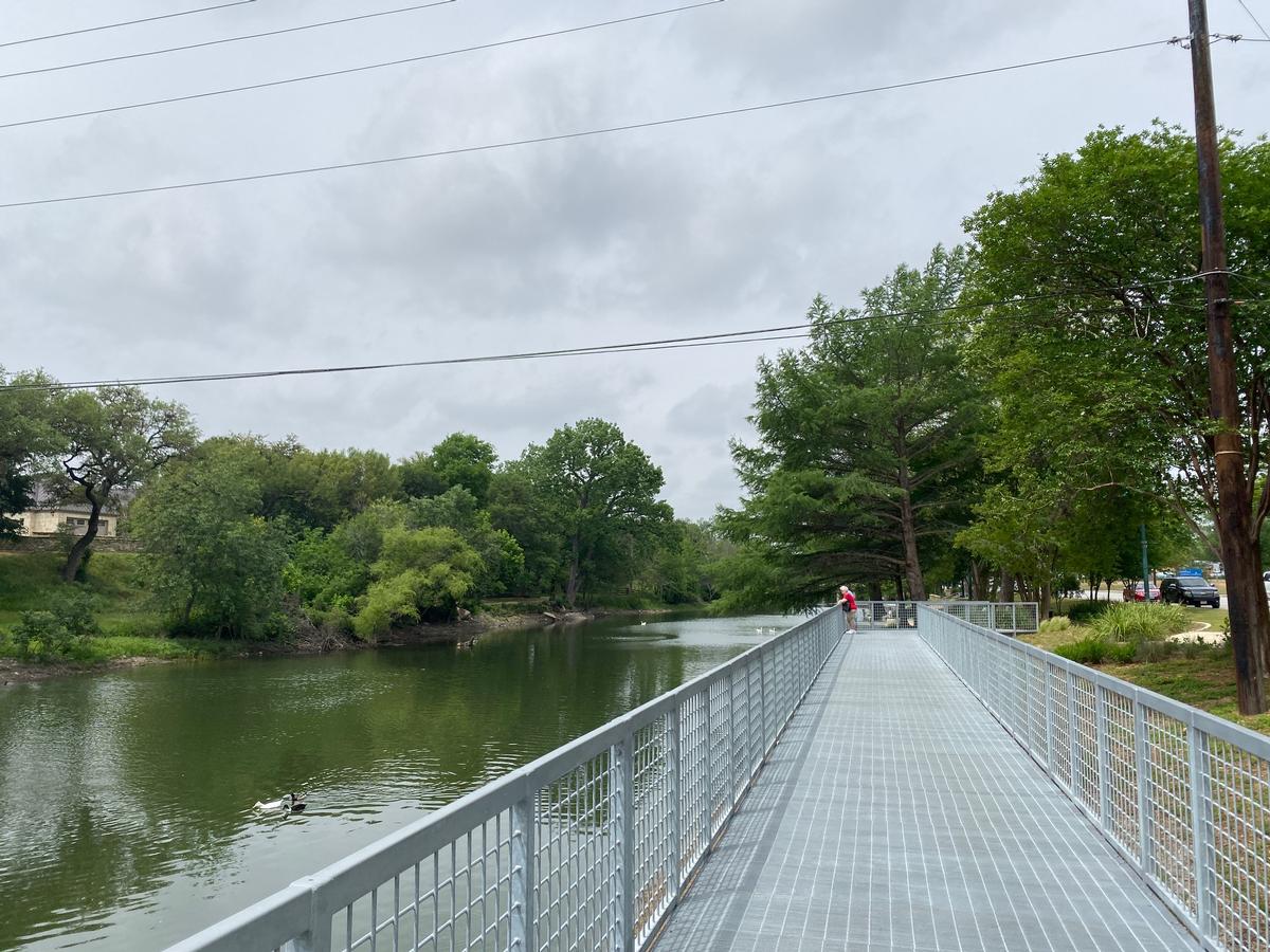 This elevated walkway makes you feel closer to nature