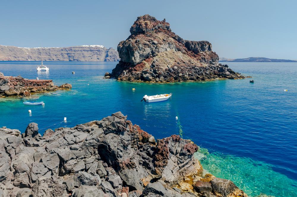 Getting to Santorini, Greece