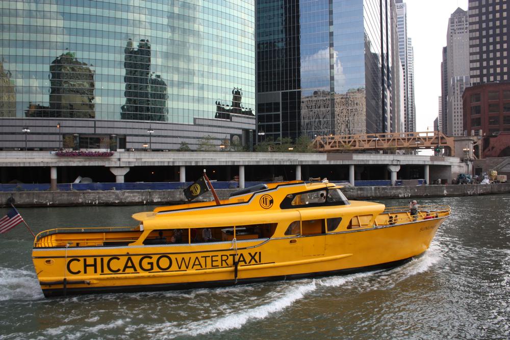 Getting Around Chicago by Taxi and Water Taxi