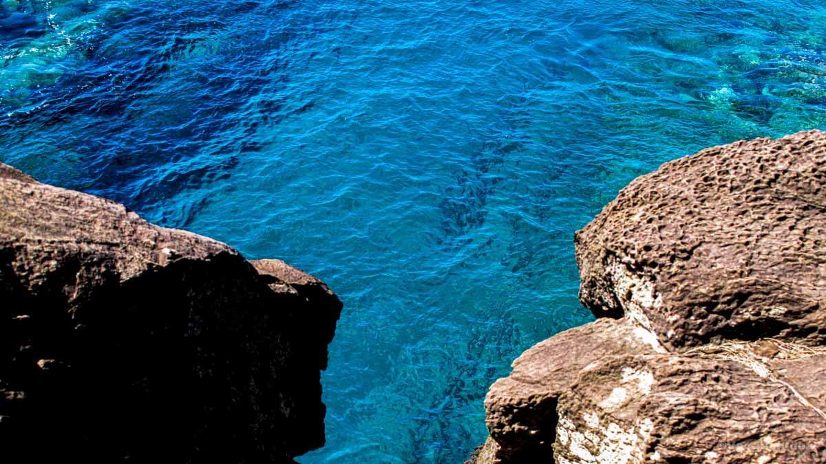I took this photo of the azure colors of the Adriatic Sea in May