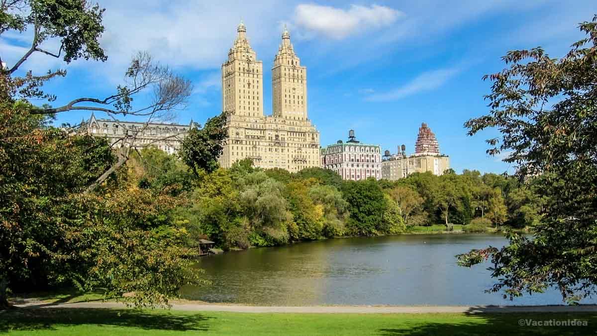 I took this photo of the New York skyline on our April walk through the city