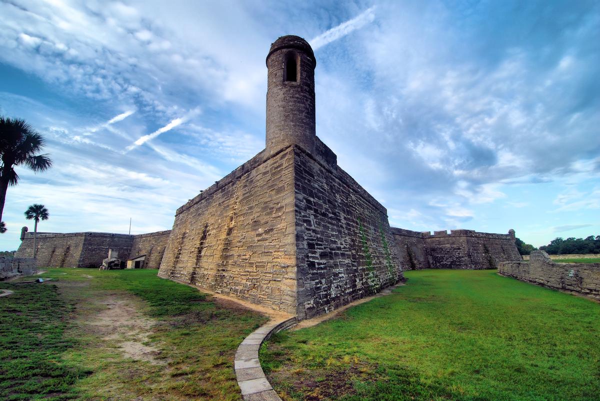 Castillo De San Marcos in St Augustine, Florida