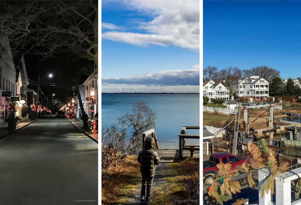 I took this photo of Christmas decorations on my trip in Edgartown