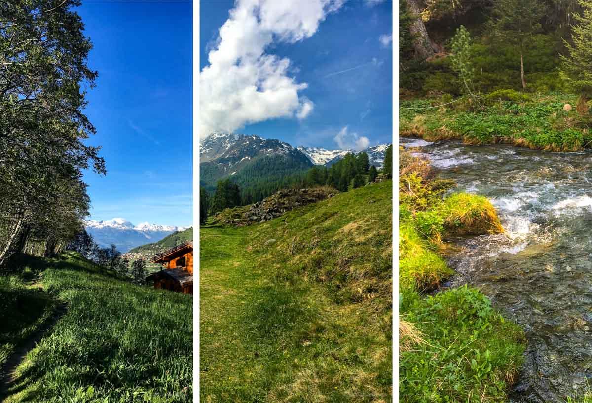I took this photo of Swiss mountains during out Labor Day trip
