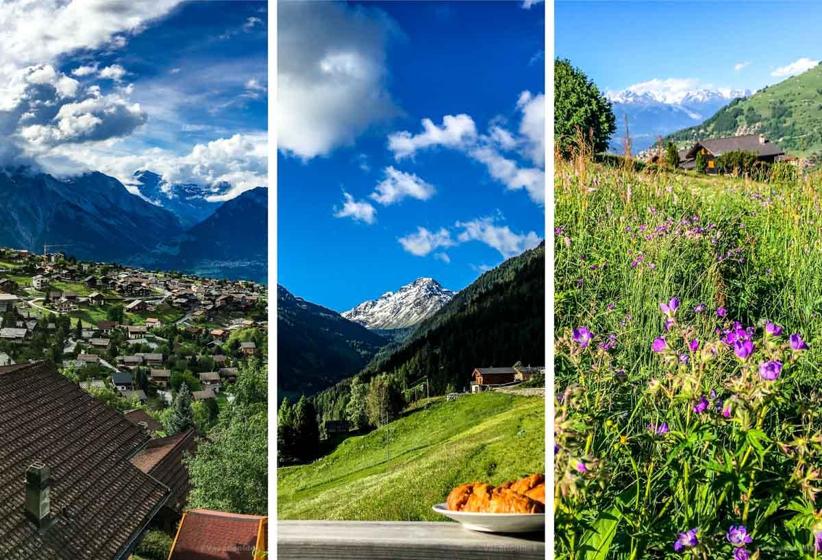 I took these photos of beautiful nature in Nandaz, Switzerland