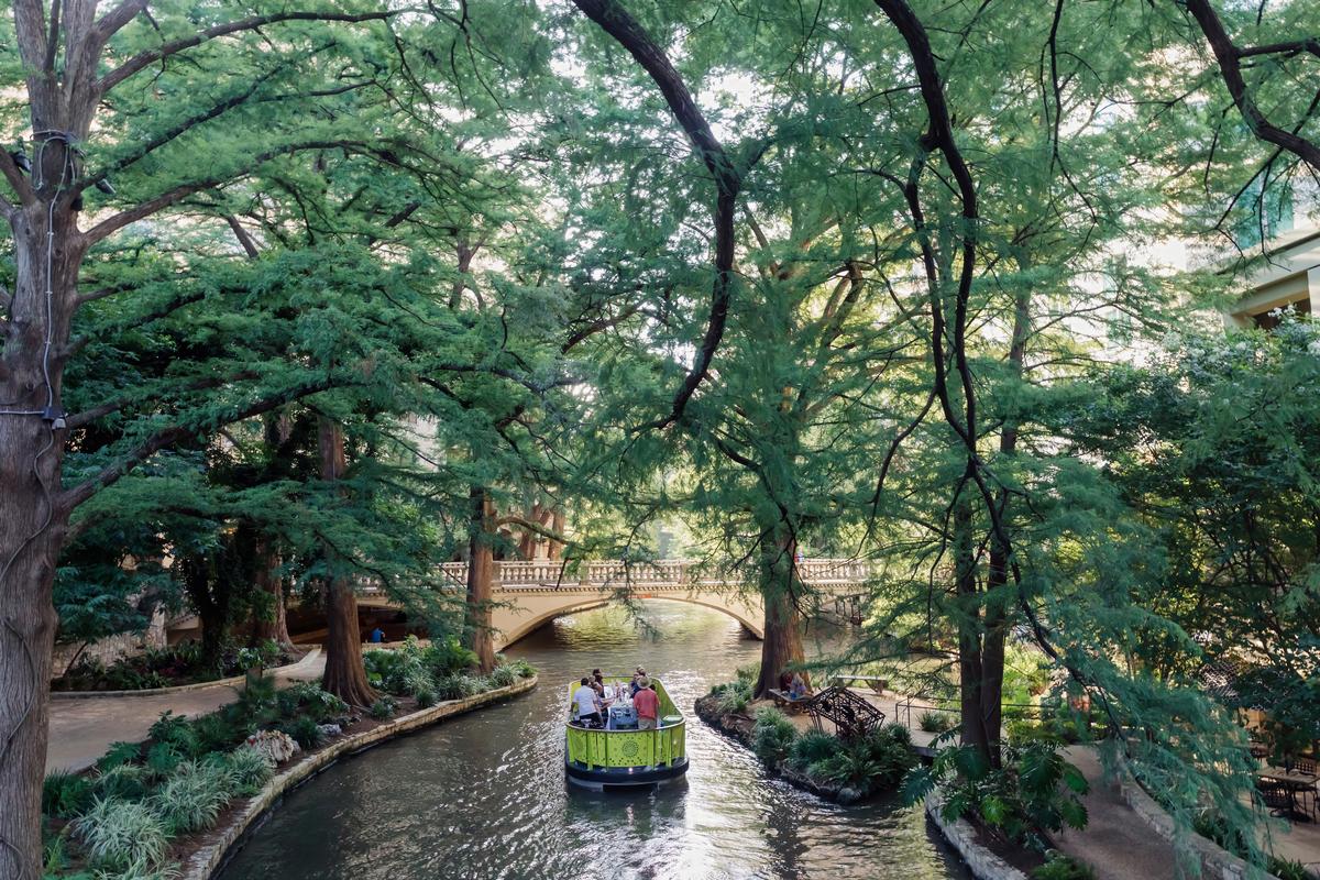 Riverboat on the San Antonio River Walk