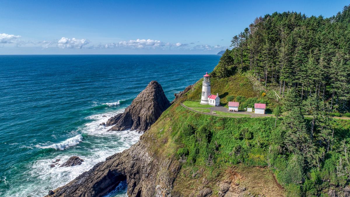 Heceta Head Lighthouse near Florence, Oregon.