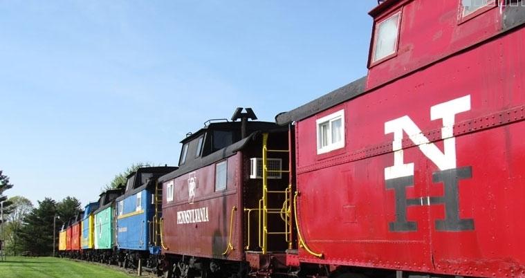 All Aboard for a Whimsical Stay at the Red Caboose Motel in Pennsylvania