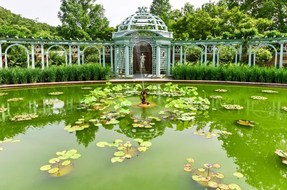 Stroll along elegant grounds and explore the mansion on a peaceful weekend escape.