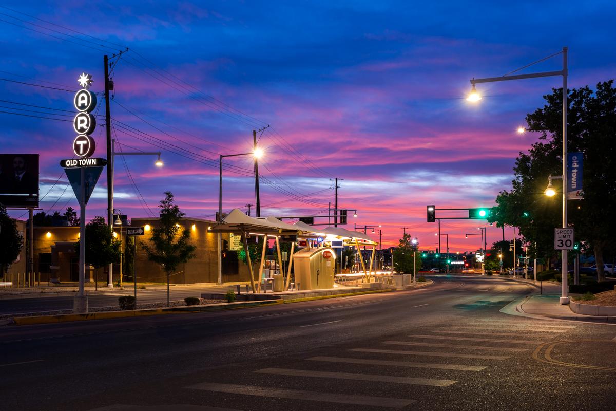 Albuquerque Rapid Transit (ART) Old Town station