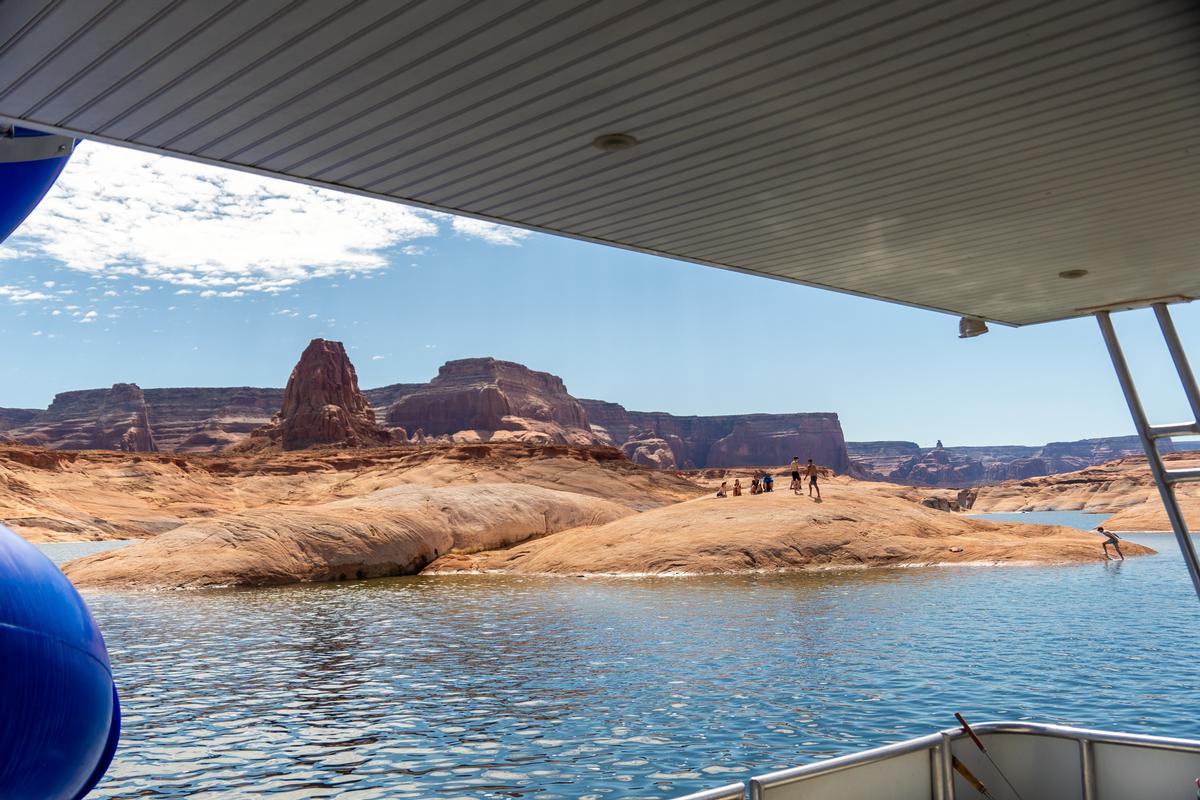 Boating on Lake Powell