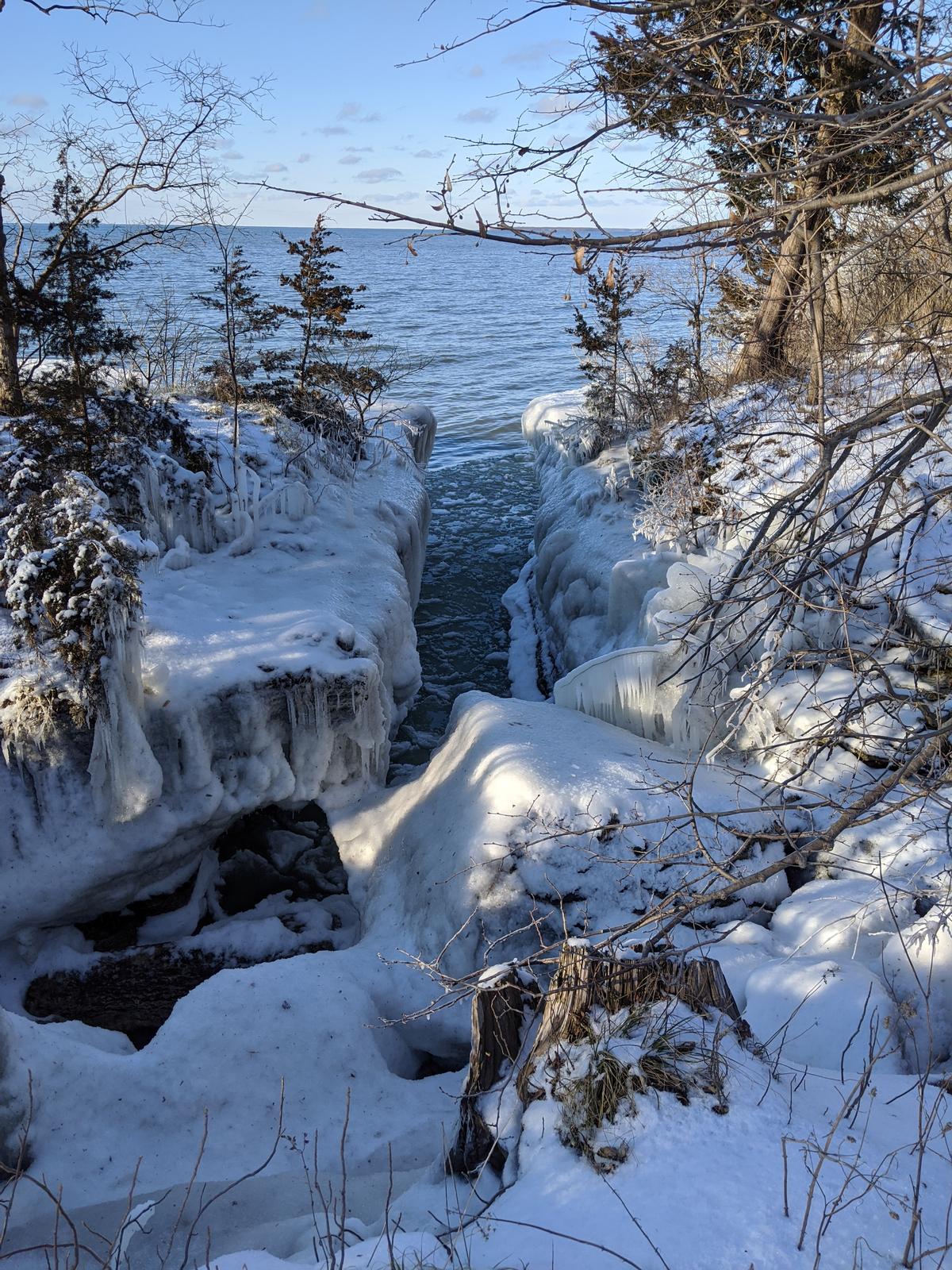 I think wintertime on Kelleys Island is beautiful but many wineries are closed