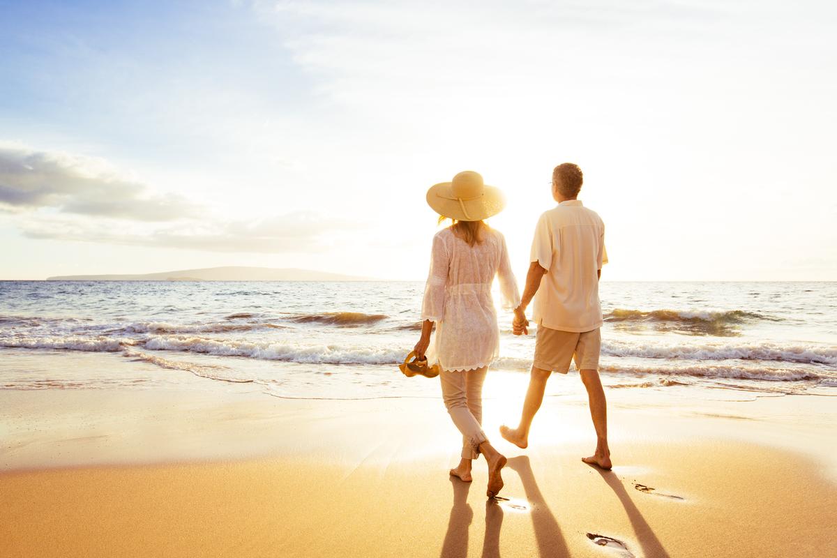 Go for a romantic stroll along the beach in Biloxi
