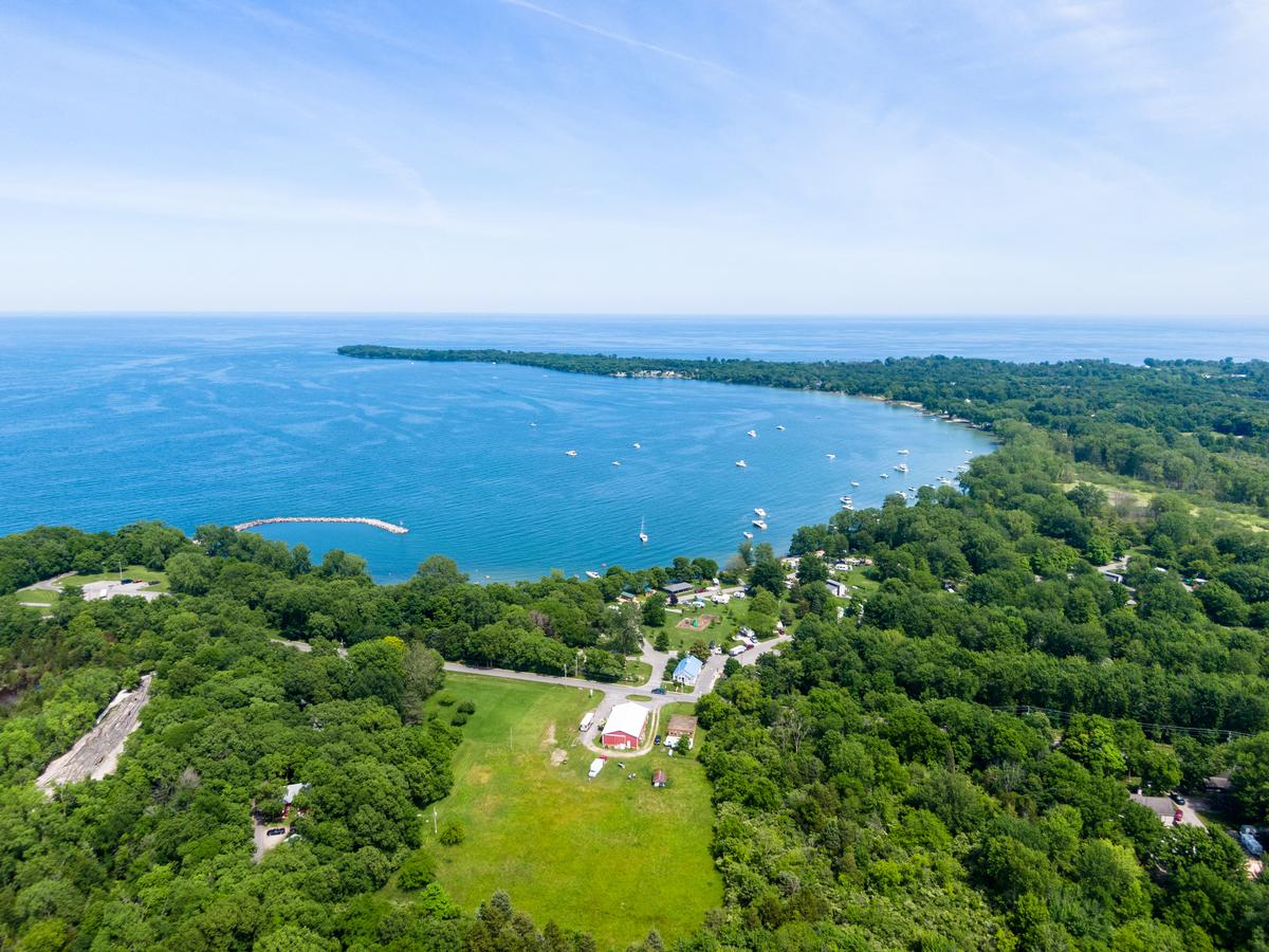 Kelleys Island in July on a summer trip