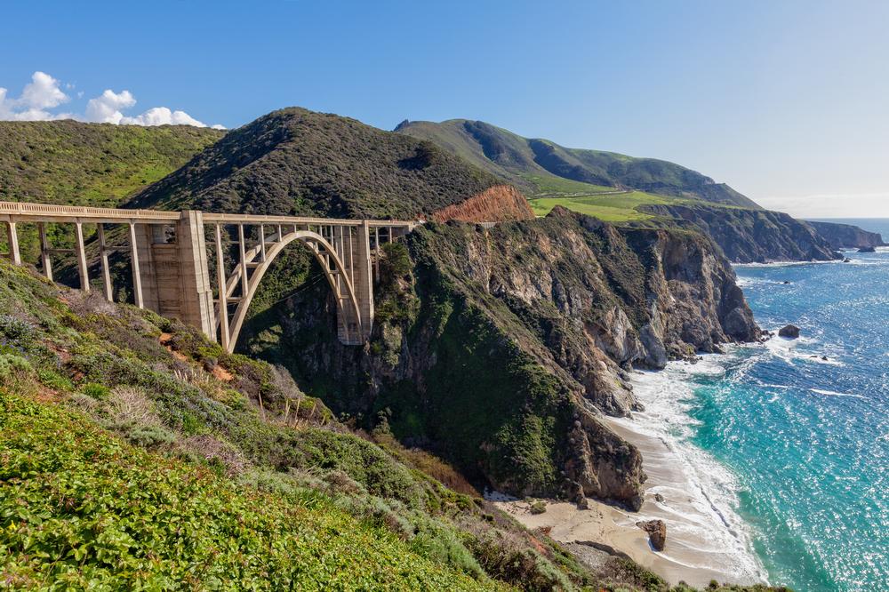 Drive Along Rugged Coastlines and Cliffs in Big Sur, California