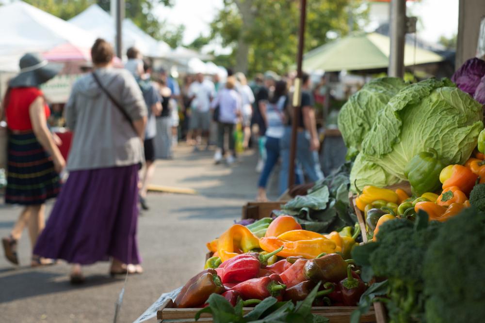 Pick up a snack at St. Philip's Farmers Market