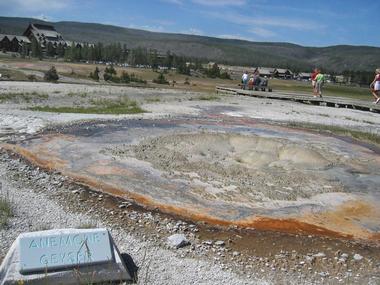 Anemone Geyser Erupts Every 7 to 15 Minutes