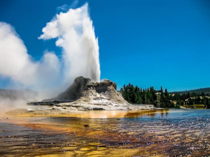 Castle Geyser is One of the Oldest